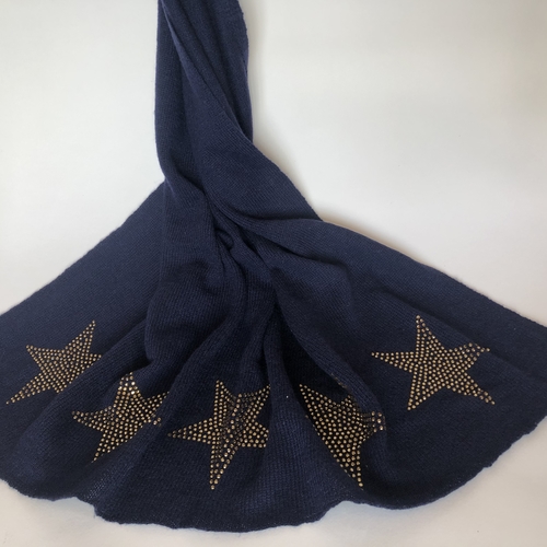 Cashmere wrap - sparkly star