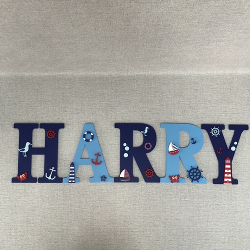NAUTICAL  THEME letters
