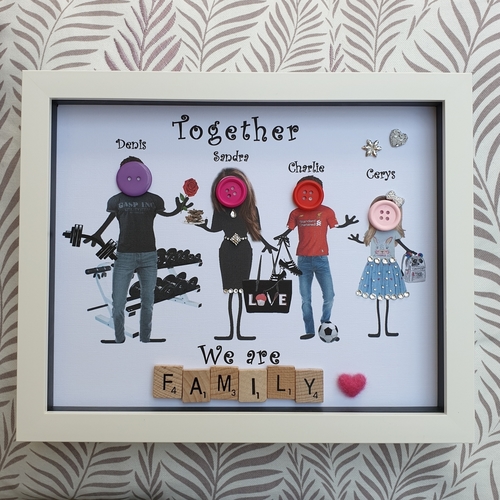 Family cute portrait