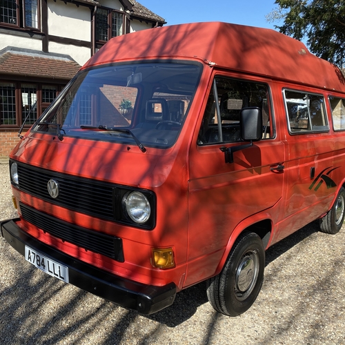 1984 Transporter T25 Left Hand Drive LHD Camper Van Classic 2 Berth