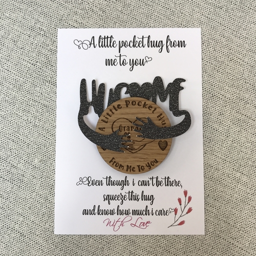 Pocket hugs ( with card )