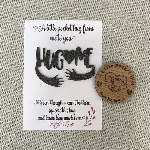 Pocket hugs ( with card )