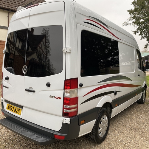 2013 (63)reg Mercedes Sprinter 313 LWB 2.1 CDi Camper Van 2 Berth PRO Conversion