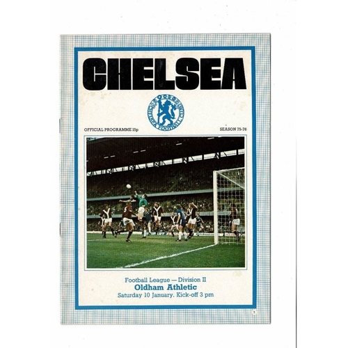 Chelsea Home Football Programmes