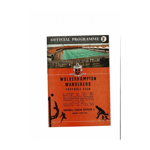 Wolverhampton Wanderers Home Football Programmes