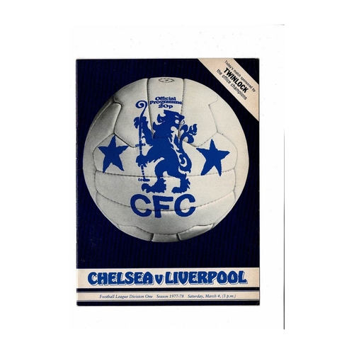Liverpool Away Football Programmes