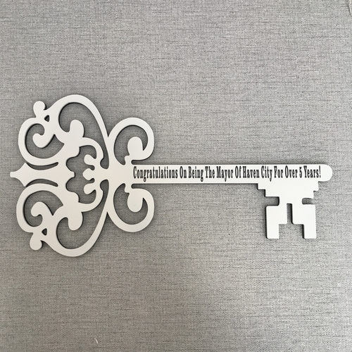 Large personalised skeleton key
