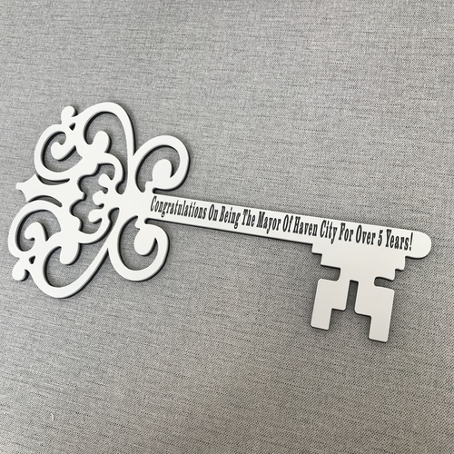 Large personalised skeleton key