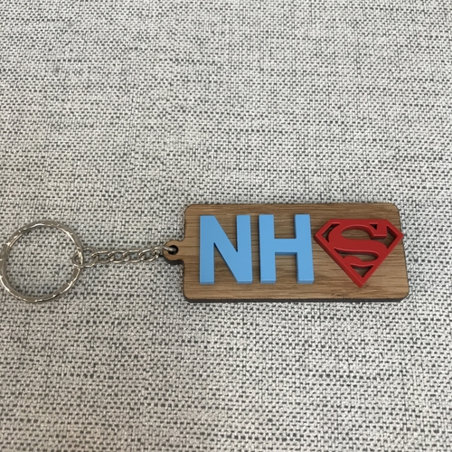 NHS SUPERHERO KEYRING