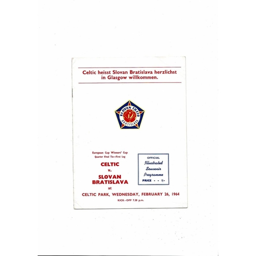 European Cup Winners Cup Football Programmes