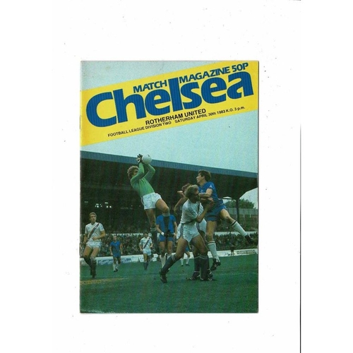 Rotherham United Away Football Programmes