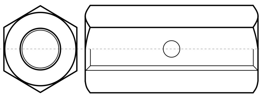 ANSI B18.2.2-2015 Table 13 Coupling Nuts
