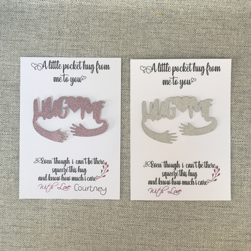 Pocket hugs ( with card )