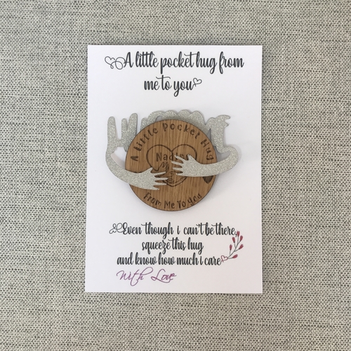 Pocket hugs ( with card )