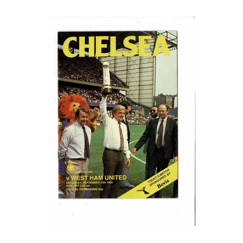 West Ham United Away Football Programmes