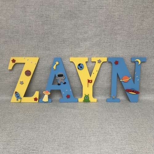 SPACE THEME letters