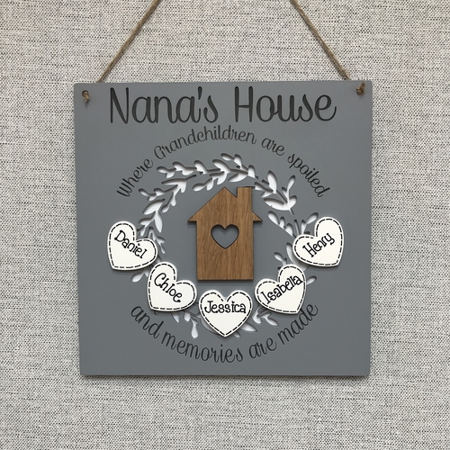 Nana’s House plaque