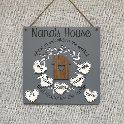 Nana’s House plaque