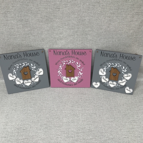 Personalised Grandparents Plaque with Grandchildren Names