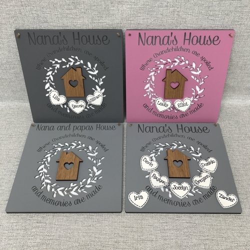 Nana’s House plaque