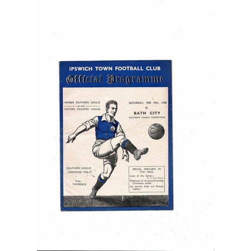 Ipswich Town Home Football Programmes