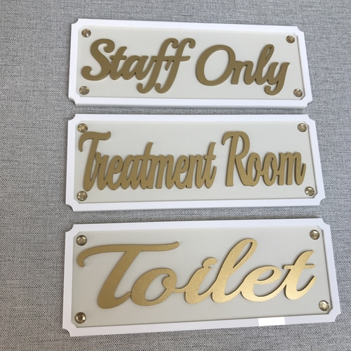 Salon / Door Sign