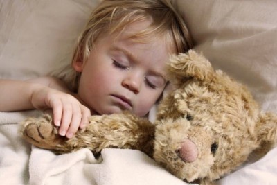 Burglar alarm while child sleeping
