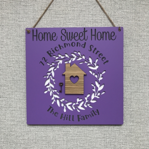 “HOME SWEET HOME “ Plaque
