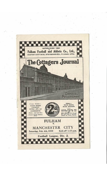 Latest Football Programmes Listed today
