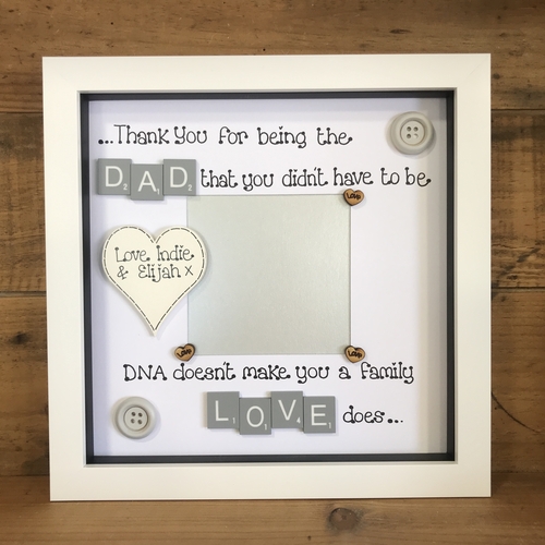 Custom Photo Frame – Father’s Day Gift for Dad, Stepdad or Stepmum