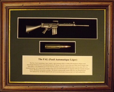 Wall Mounted 1/6 Pewter Guns