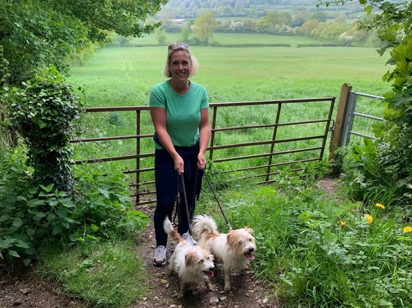 Bailey Cook pick up the 2.6 mile challenge for bowel cancer