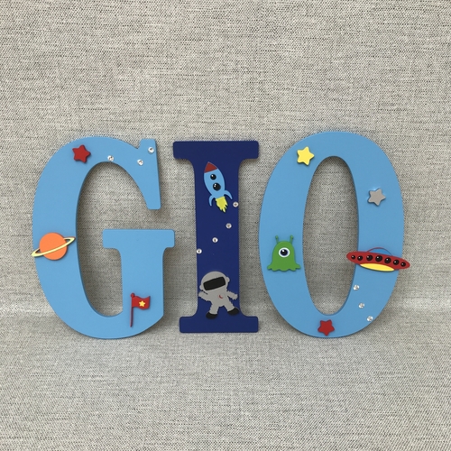 Personalised Dinosaur Name Letters – Kids Bedroom & Nursery Wall Decor