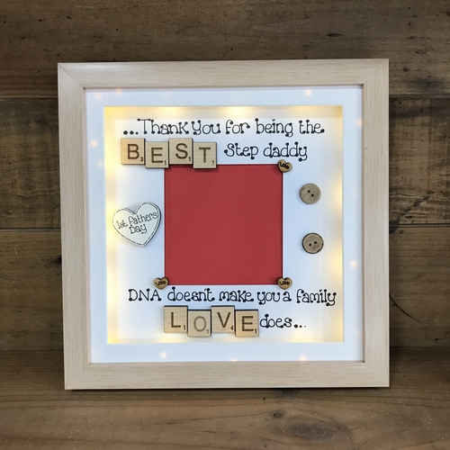Custom Photo Frame – Father’s Day Gift for Dad, Stepdad or Stepmum