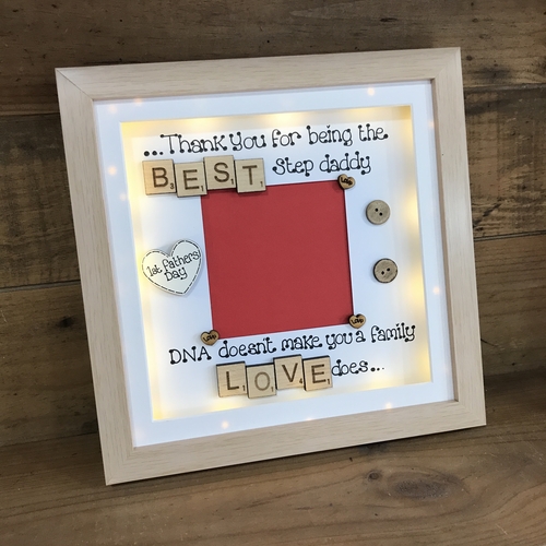 Custom Photo Frame – Father’s Day Gift for Dad, Stepdad or Stepmum