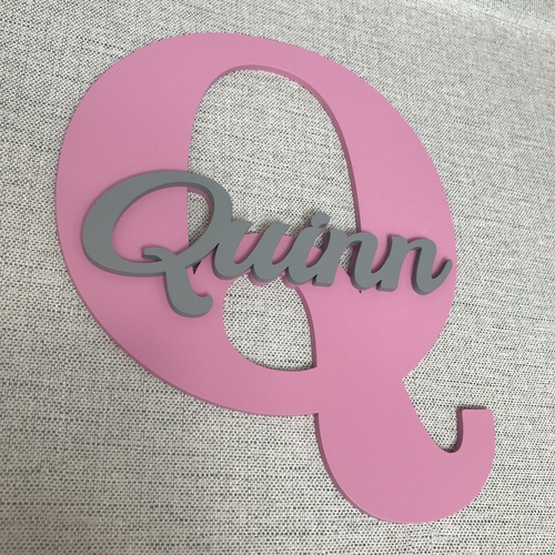 Monogram door signs