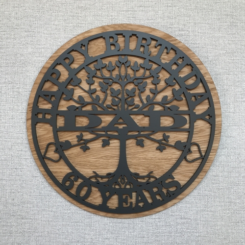 Customised Tree Of Life Birthday Gift | Custom Birthday Present | Tree Of Life Monogram