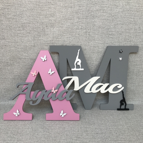 Monogram door signs