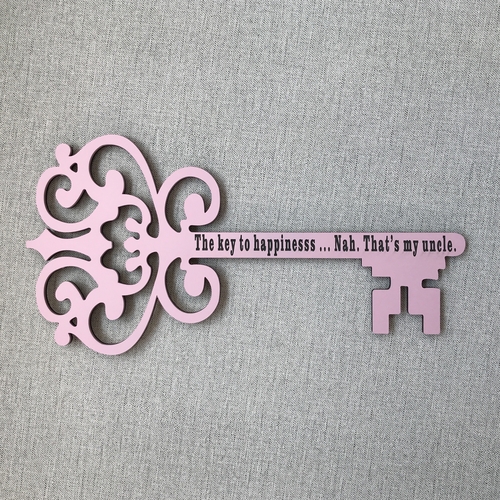 Large personalised skeleton key