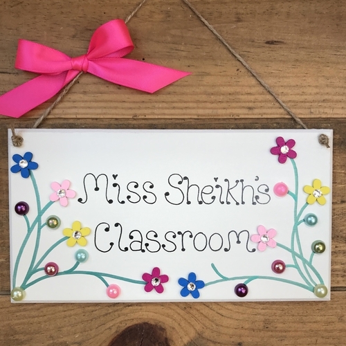 Classroom Door Plaque