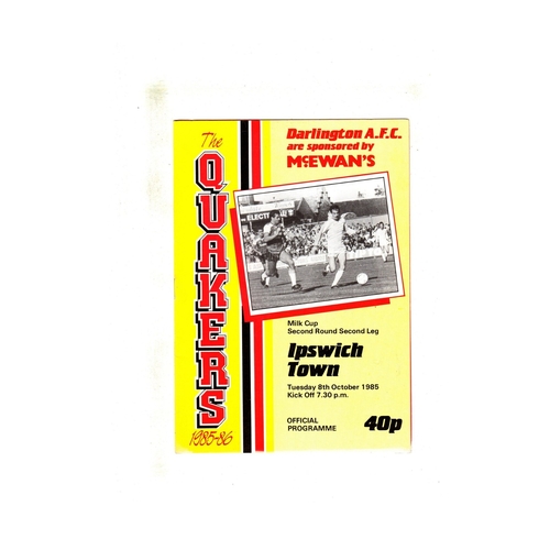 Darlington Home Football Programmes