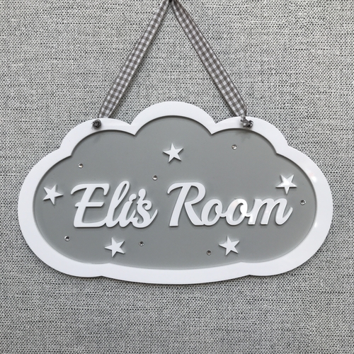 Boys CLOUD door sign