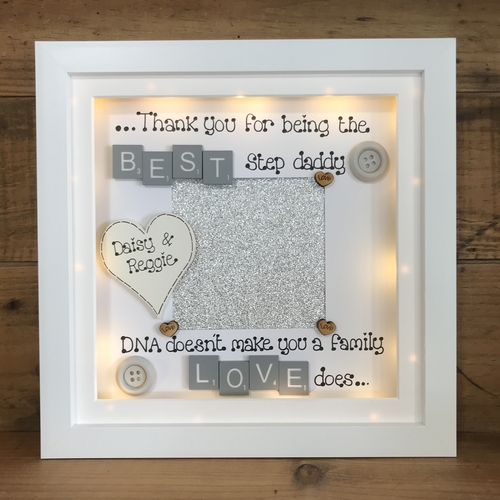 Custom Photo Frame – Father’s Day Gift for Dad, Stepdad or Stepmum