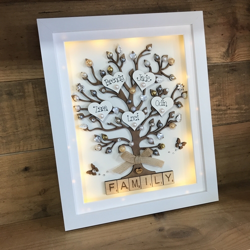 Large Grandkids family tree frame