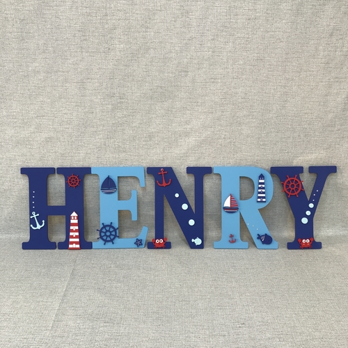 NAUTICAL  THEME letters