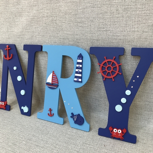 NAUTICAL  THEME letters