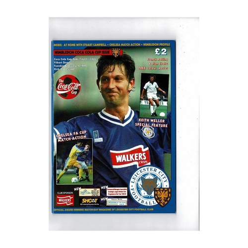 League Cup Semi Final Football Programmes