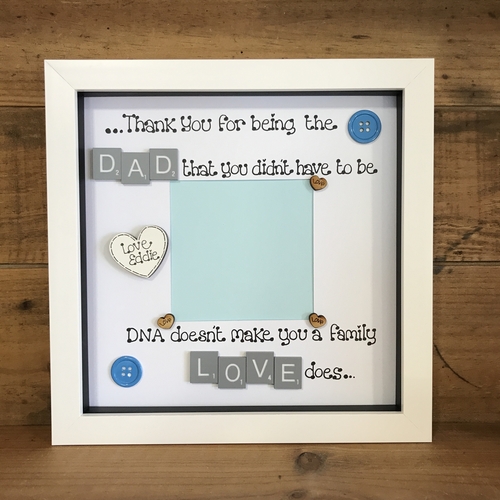 Custom Photo Frame – Father’s Day Gift for Dad, Stepdad or Stepmum