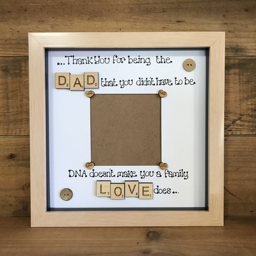 Custom Photo Frame – Father’s Day Gift for Dad, Stepdad or Stepmum