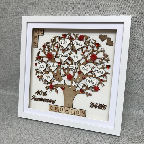 XL Wedding Anniversary Frame